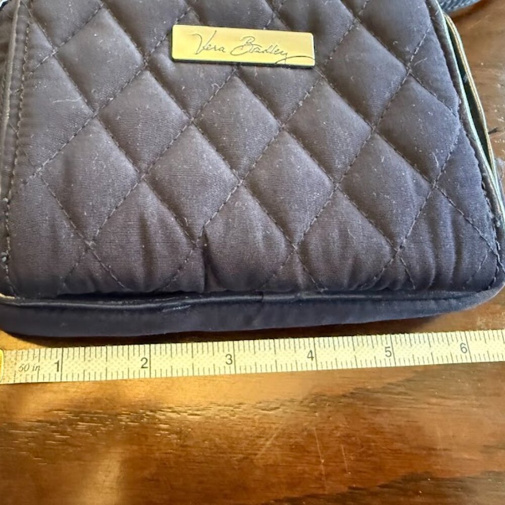 Vera Bradley Wallet Crossbody in Navy Blue GUC - Picture 7 of 10